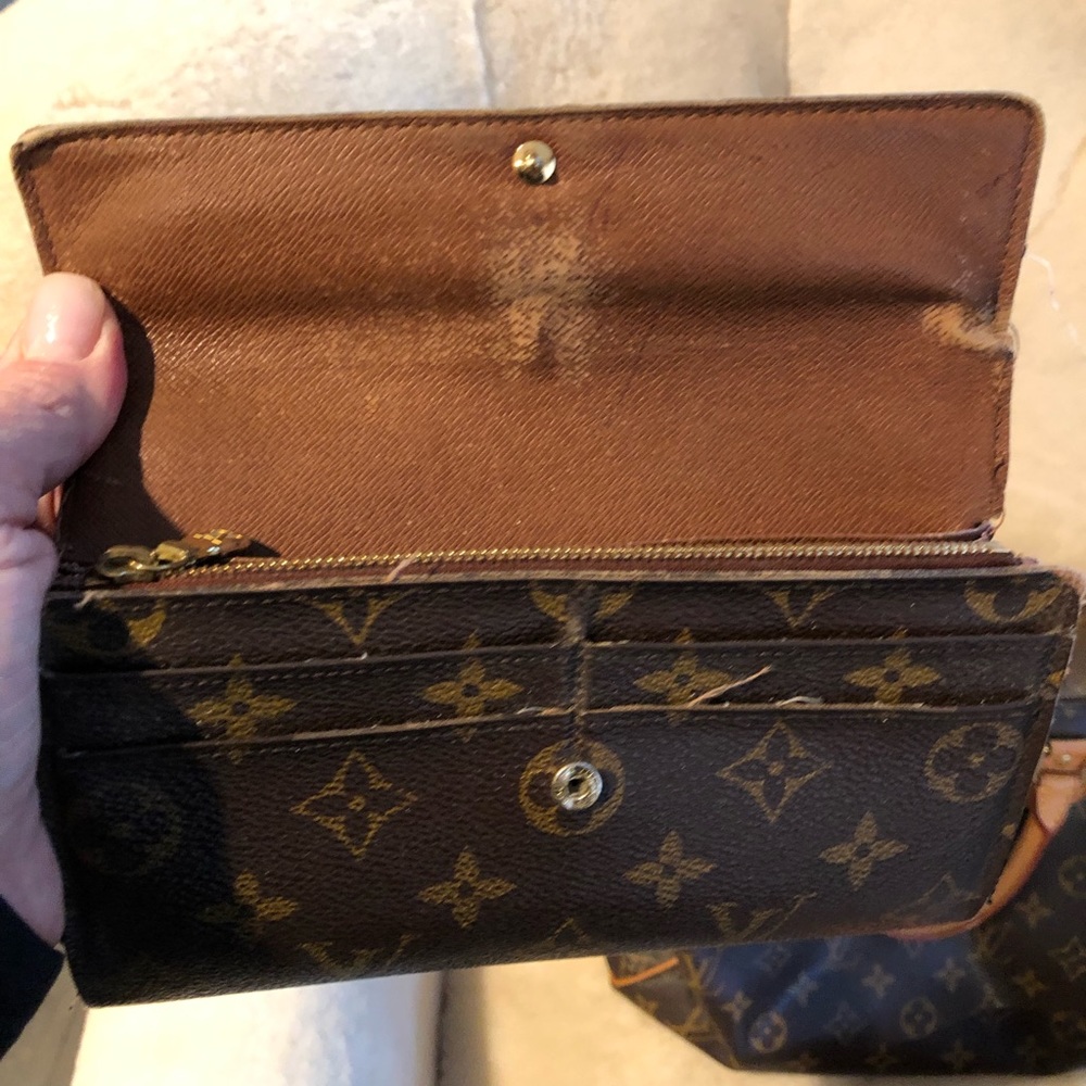 authentic Louis Vuitton Speedy Bag & Wallet - Picture 4 of 5